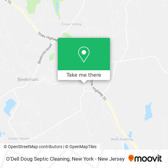 Mapa de O'Dell Doug Septic Cleaning