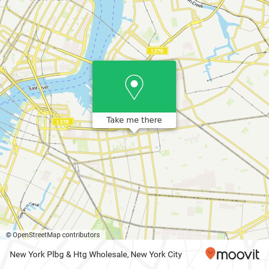 Mapa de New York Plbg & Htg Wholesale