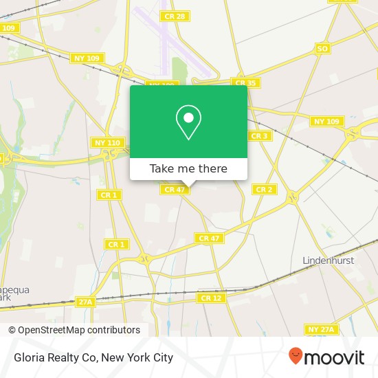 Gloria Realty Co map