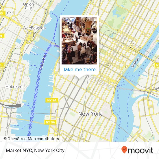 Market NYC map