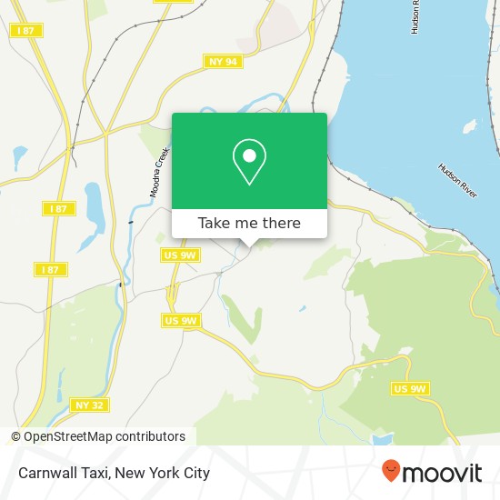 Mapa de Carnwall Taxi