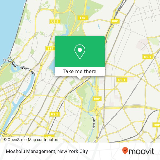 Mosholu Management map