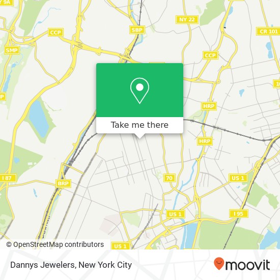 Dannys Jewelers map