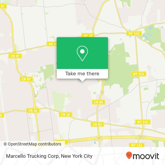 Mapa de Marcello Trucking Corp
