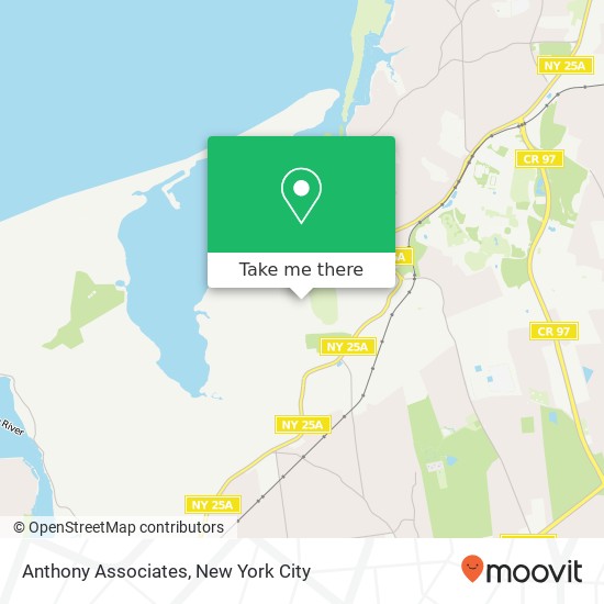 Mapa de Anthony Associates