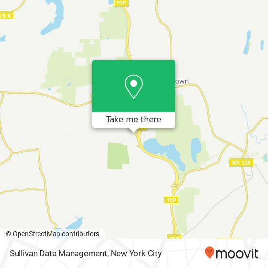 Sullivan Data Management map