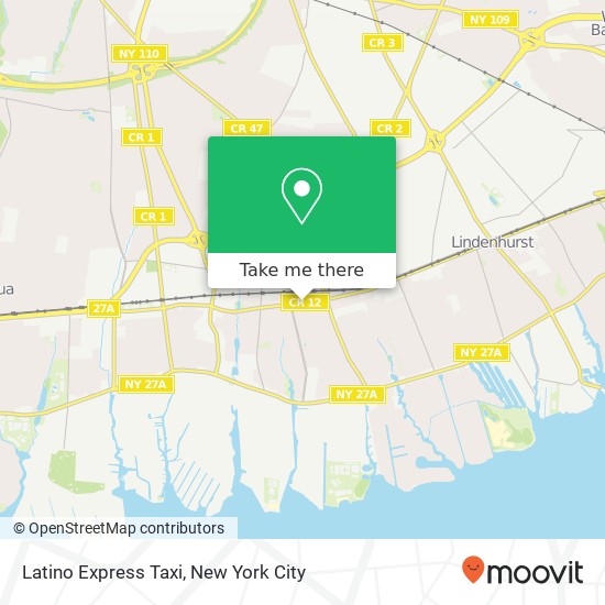 Latino Express Taxi map