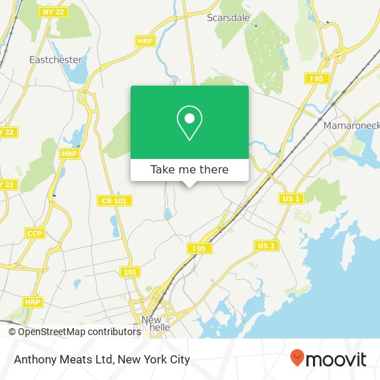 Anthony Meats Ltd map