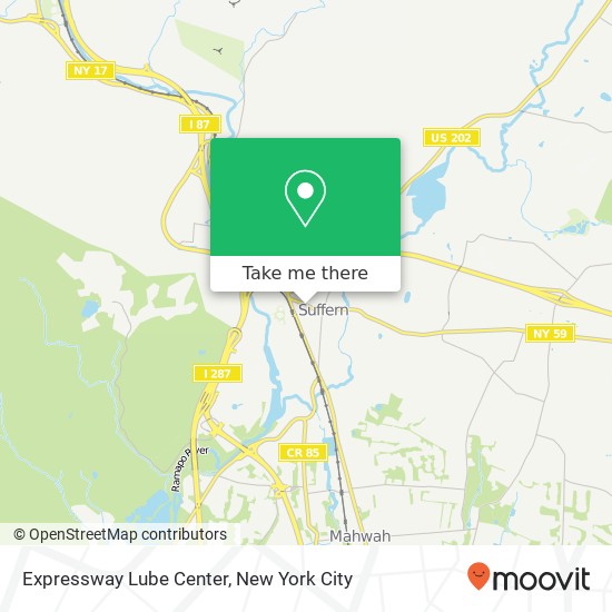 Expressway Lube Center map