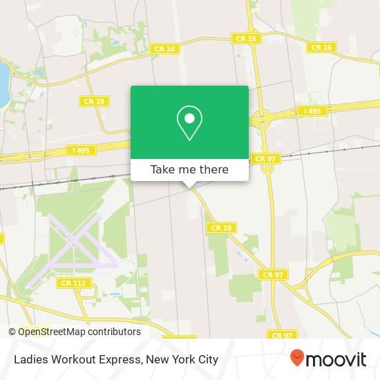 Ladies Workout Express map