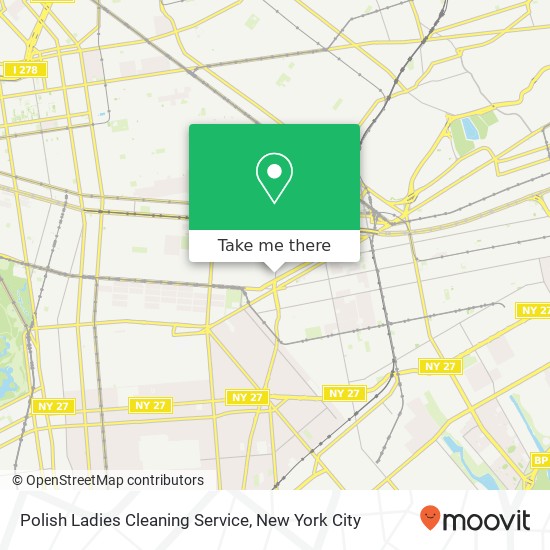 Polish Ladies Cleaning Service map