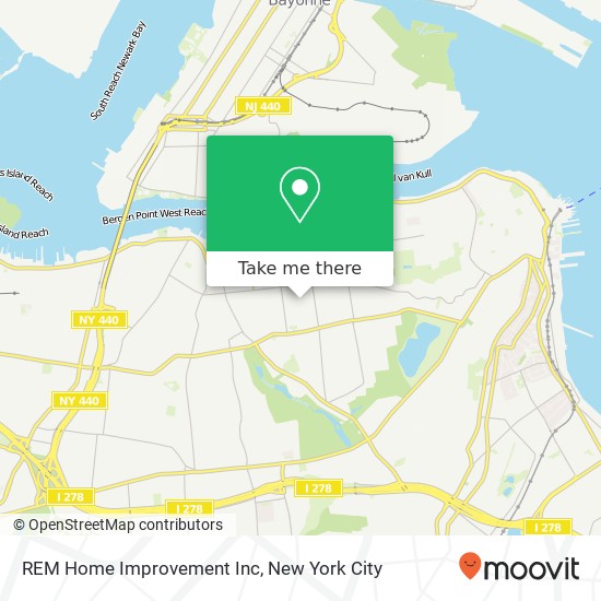 REM Home Improvement Inc map