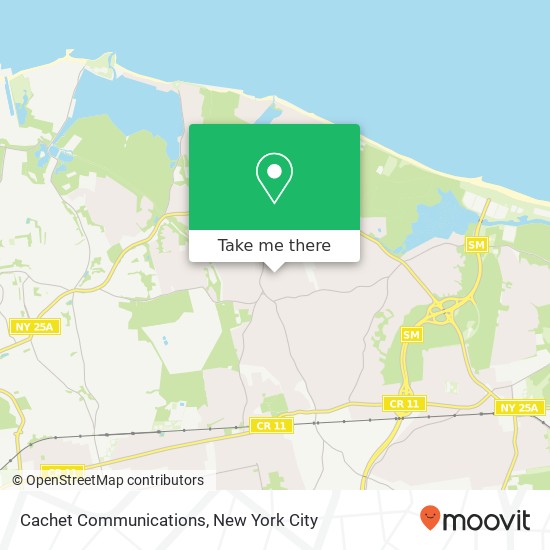 Mapa de Cachet Communications