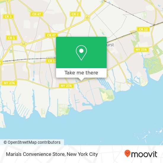 Maria's Convenience Store map