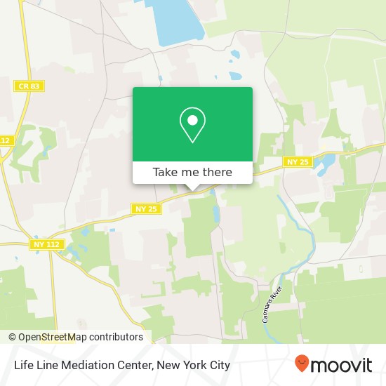 Mapa de Life Line Mediation Center