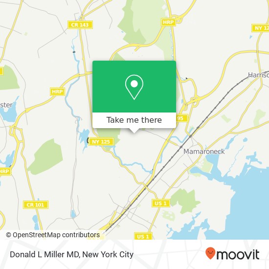Donald L Miller MD map