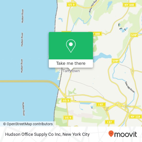 Mapa de Hudson Office Supply Co Inc