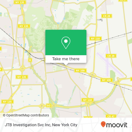 JTB Investigation Svc Inc map