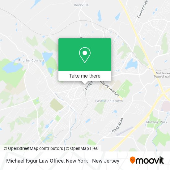 Michael Isgur Law Office map