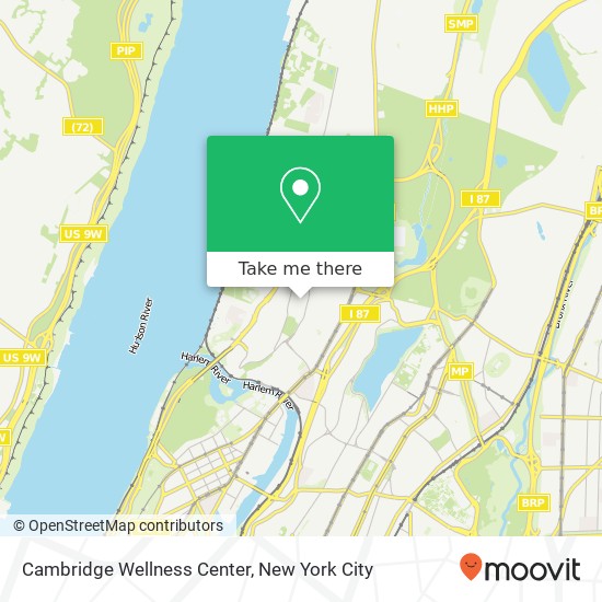 Mapa de Cambridge Wellness Center