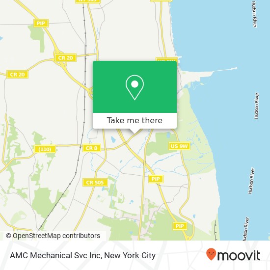 AMC Mechanical Svc Inc map