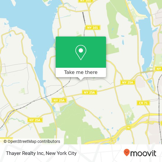 Mapa de Thayer Realty Inc