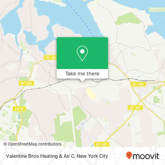 Valentine Bros Heating & Air C map