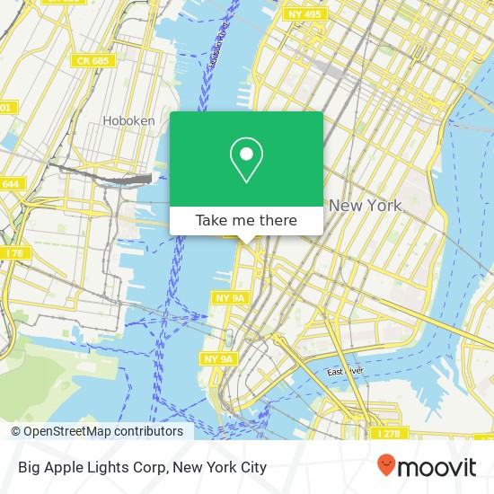 Big Apple Lights Corp map