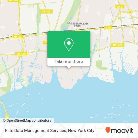 Mapa de Elite Data Management Services