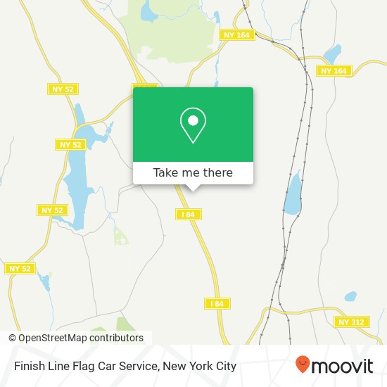 Finish Line Flag Car Service map