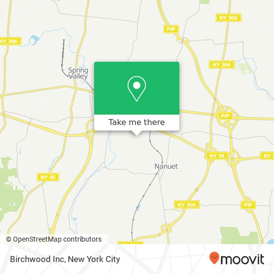 Birchwood Inc map