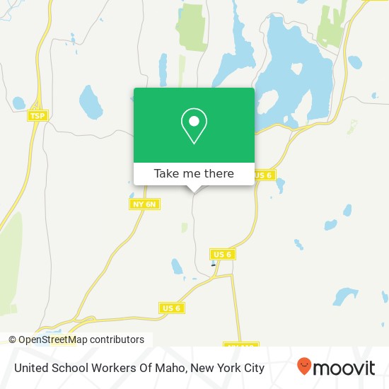 Mapa de United School Workers Of Maho
