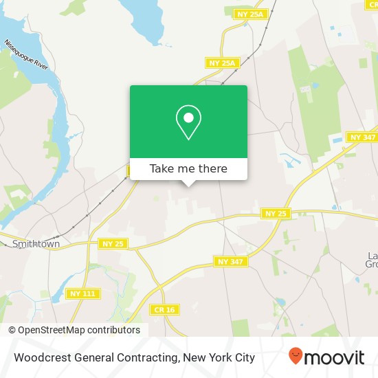 Woodcrest General Contracting map