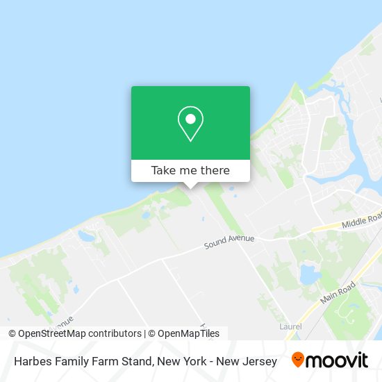 Harbes Family Farm Stand map