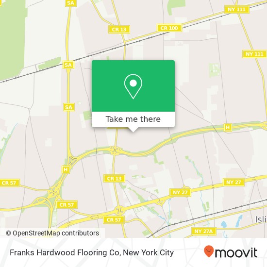 Mapa de Franks Hardwood Flooring Co