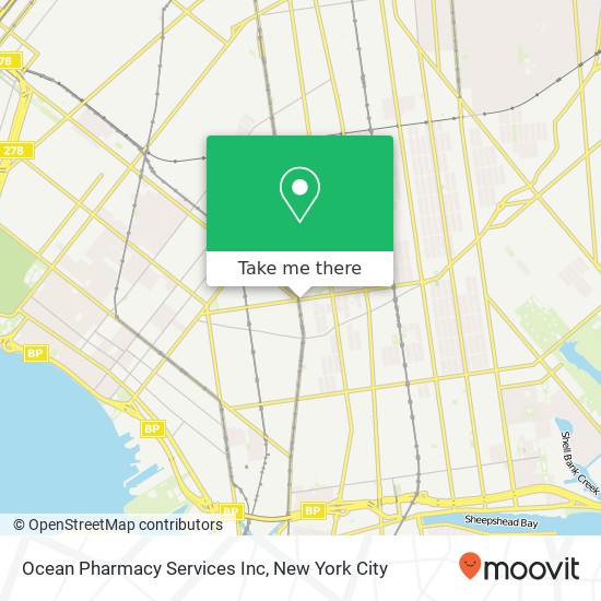 Mapa de Ocean Pharmacy Services Inc