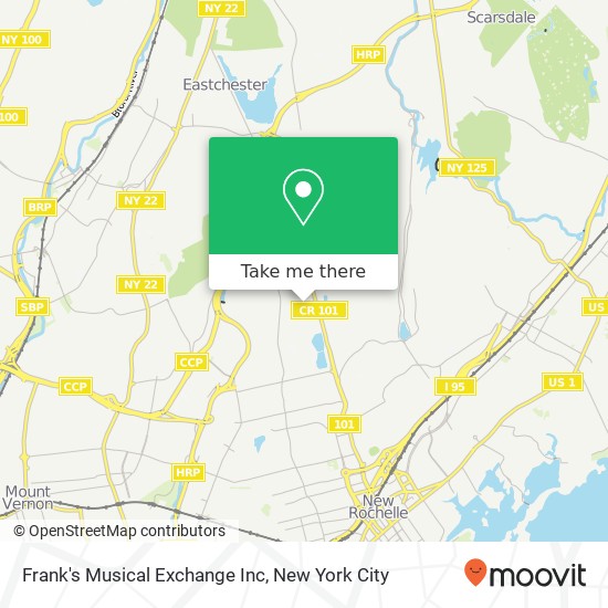 Frank's Musical Exchange Inc map