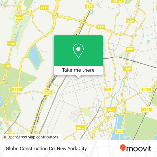 Mapa de Globe Construction Co