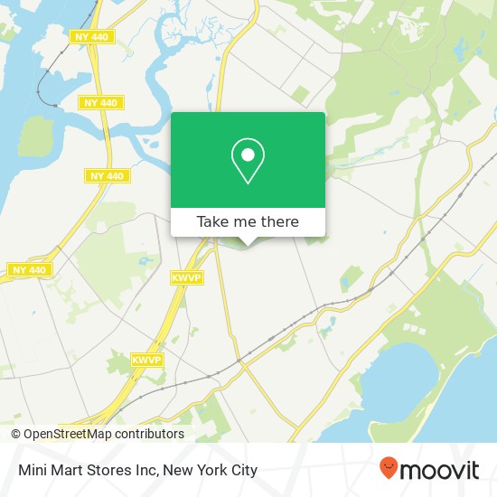Mapa de Mini Mart Stores Inc