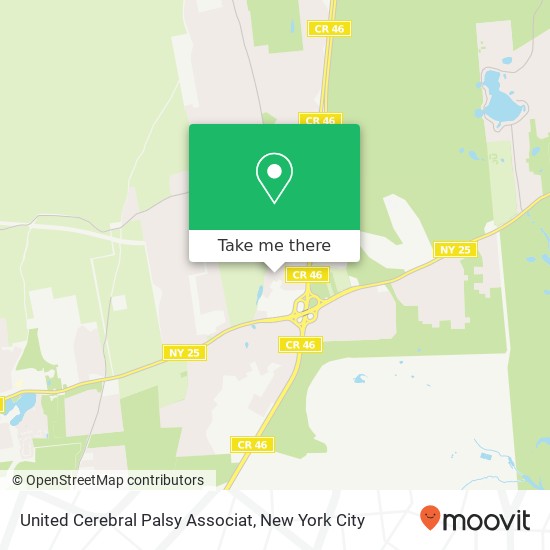 United Cerebral Palsy Associat map