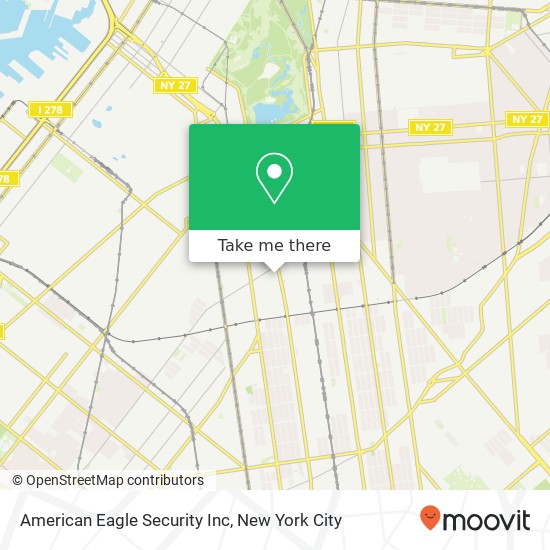 Mapa de American Eagle Security Inc