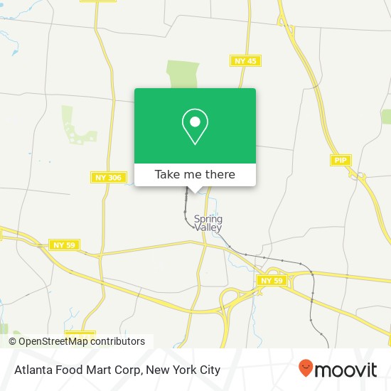 Mapa de Atlanta Food Mart Corp