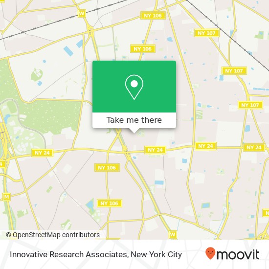 Innovative Research Associates map