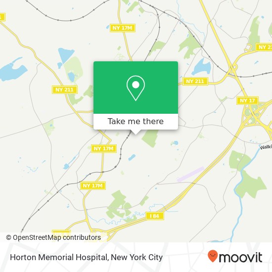 Mapa de Horton Memorial Hospital