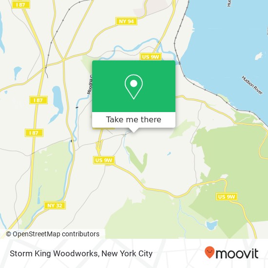 Storm King Woodworks map