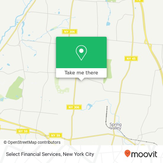 Select Financial Services map