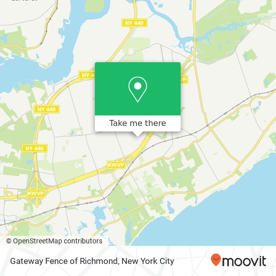 Mapa de Gateway Fence of Richmond