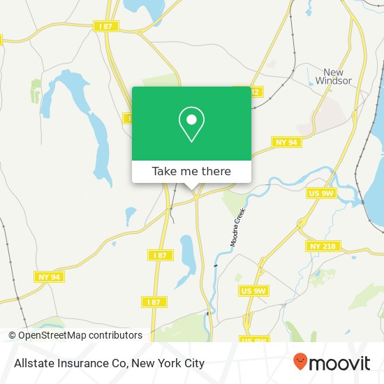 Allstate Insurance Co map