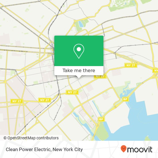 Mapa de Clean Power Electric