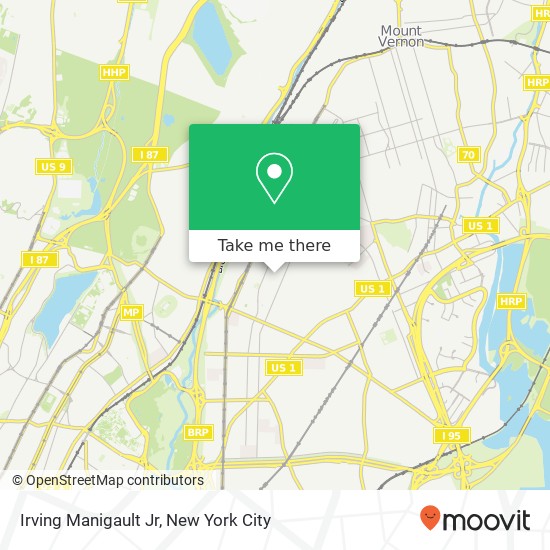 Irving Manigault Jr map